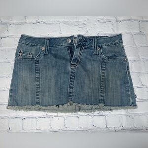 Blue Jean Skirt Medium Wash Denim